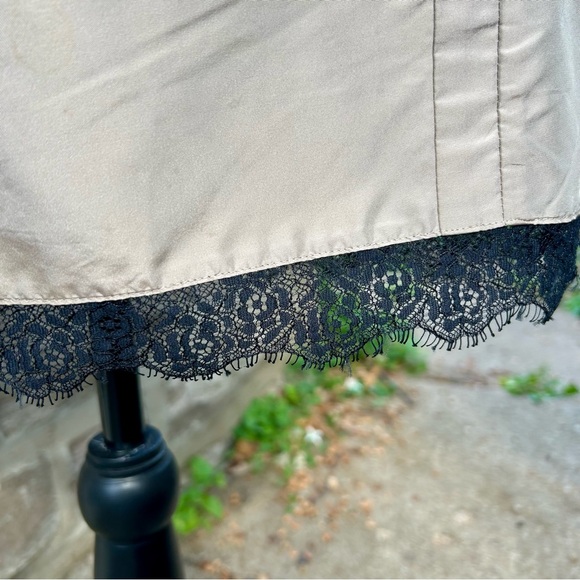 Silk and Velvet Knee Length Dress - Picture 10 of 16